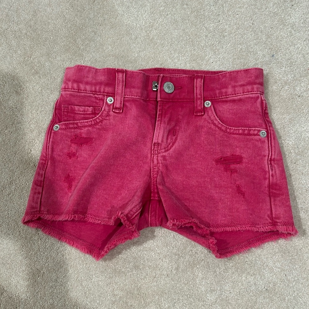 Gap kids pink “weathered” shorts.